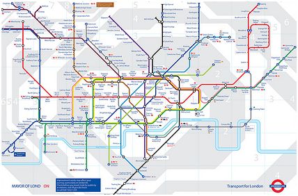 Zonenplan - Beispiel U-Bahn London